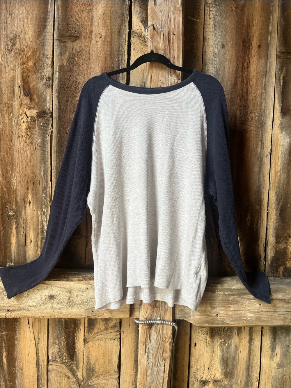 Old Navy Gray and Navy Henley